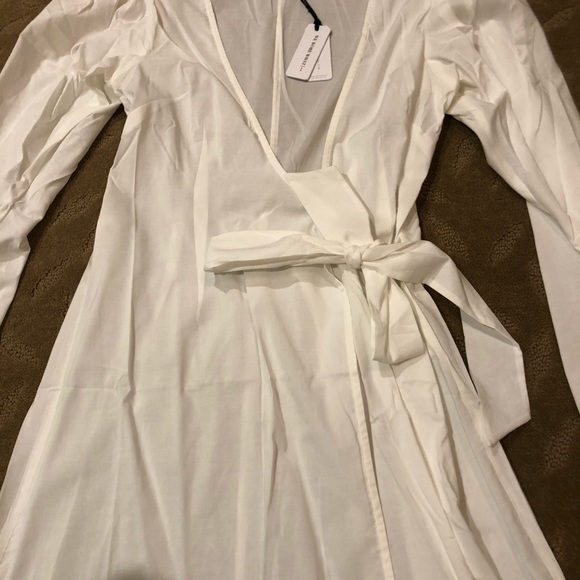 NWT WeWoreWhat Blanca Wrap Tie Dress - Picture 6 of 7